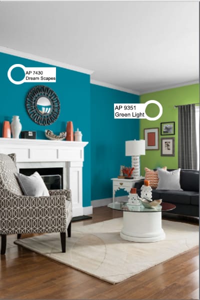 Dream Scapes With Green Light 